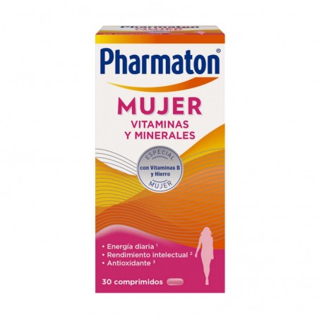  PHARMATON MUJER VITAMINAS Y MINERALES 30 COMPRIMIDOS 