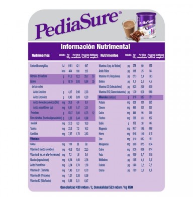 PEDIASURE POLVO CHOCOLATE 400GR