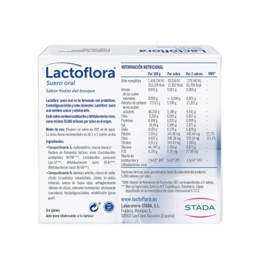 LACTOFLORA SUERO ORAL 6 SOBRES