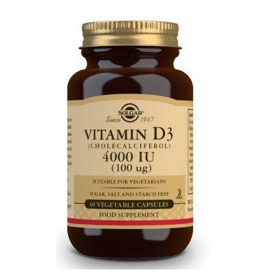 SOLGAR VITAMINA D3 4000IU...