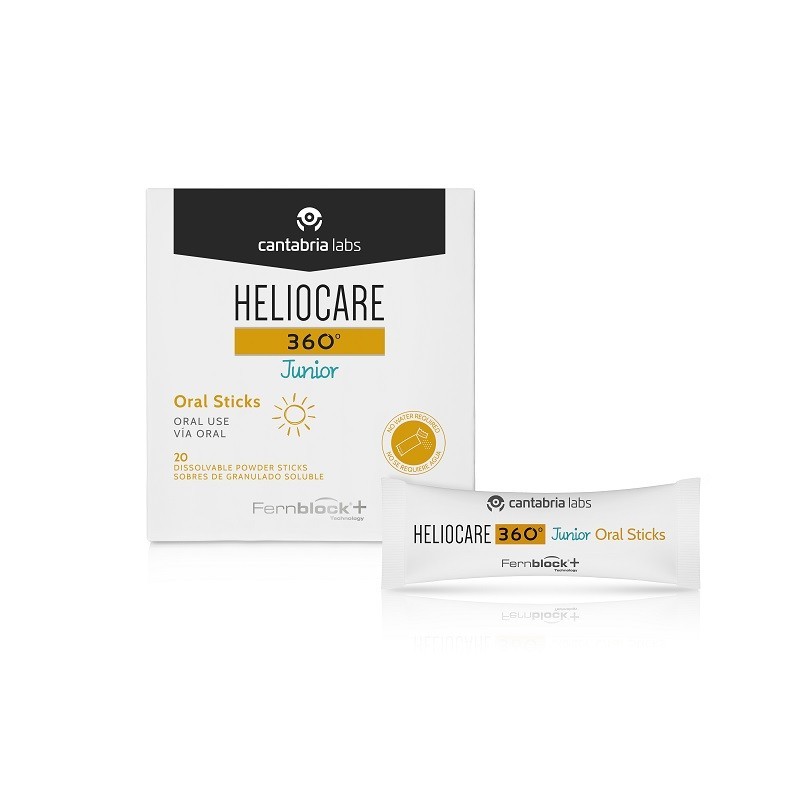 HELIOCARE 360º JUNIOR ORAL STICKS 20 SOBRES GRANULADOS