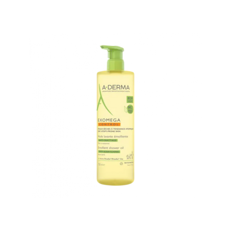 A-DERMA EXOMEGA CONTROL ACEITE LIMPIADOR EMOLIENTE ECO 1 ENVASE 750 ML