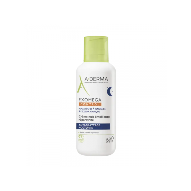 A-DERMA EXOMEGA CREMA NOCHE ANTIRASCADO 400 ML