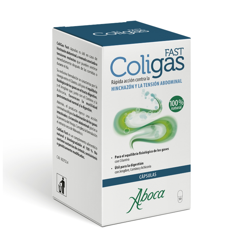ABOCA COLIGAS FAST CAPSULAS 50 CAPS