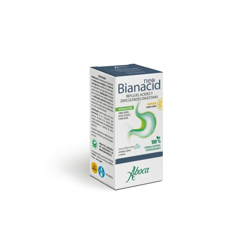 ABOCA NEOBIANACID 70 COMPRIMIDOS SABOR LIMON