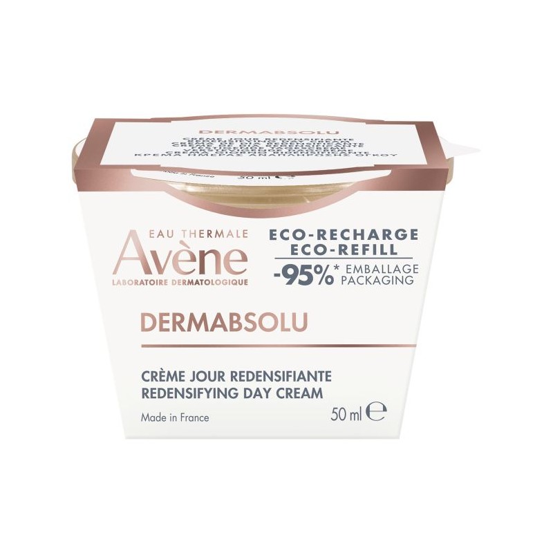 AVENE DERMABSOLU CREMA DE DIA REDENSIFICANTE 1 ENVASE 50 ML ECO RECARGA