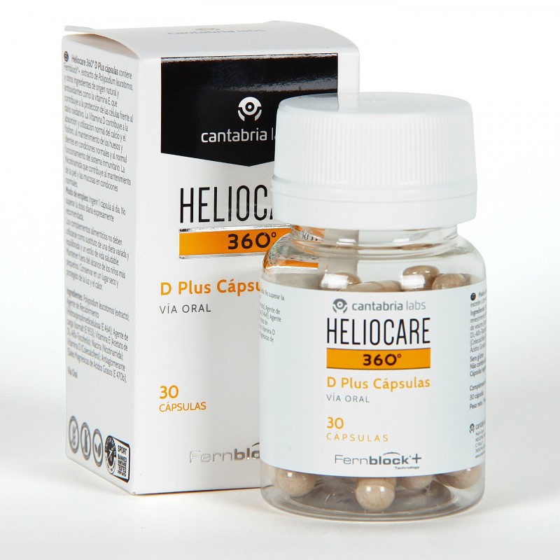 HELIOCARE 360º D PLUS 30 CAPSULAS