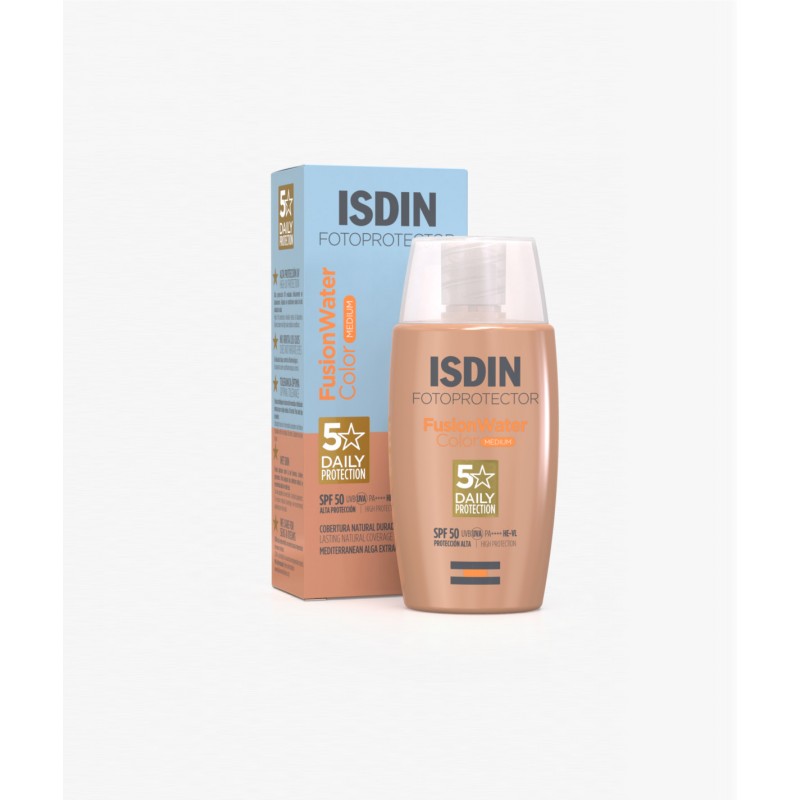 FOTO ISDIN SPF+50 FUSION WATER COLOR MEDIUM 50 ML