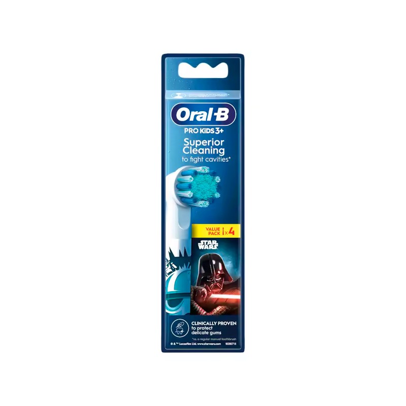 RECAMBIO ORAL B 4 RECAM INFAN STAR WARS