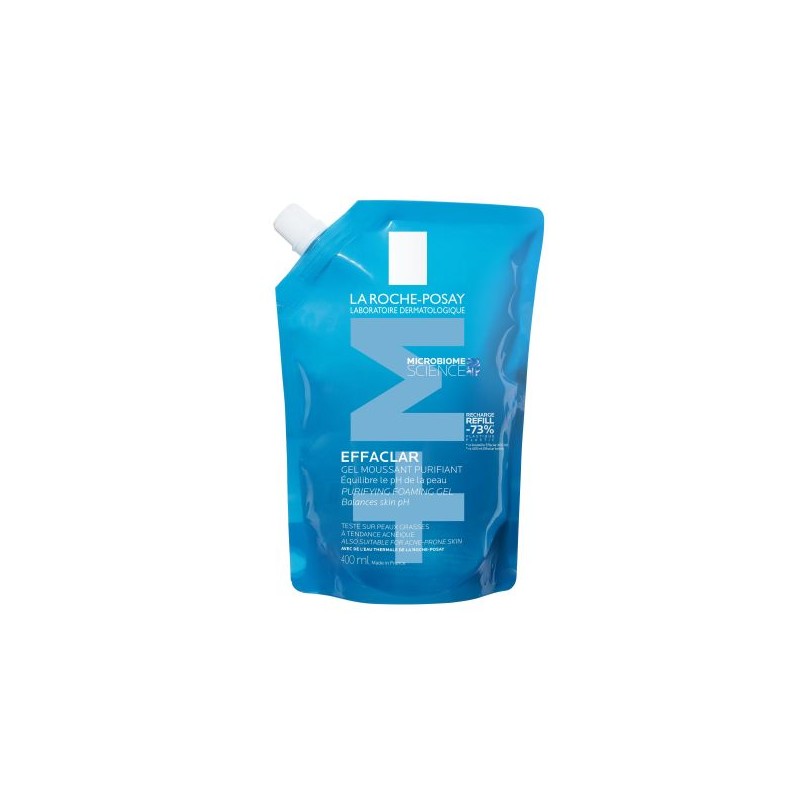 LA ROCHE POSAY EFFACLAR GEL MOUSSANT+M 400 ML REFILL