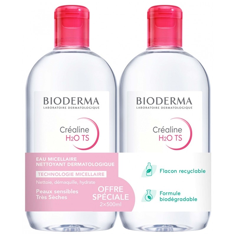 BIODERMA DUPLO SENSIBIO H20 500ML+500ML