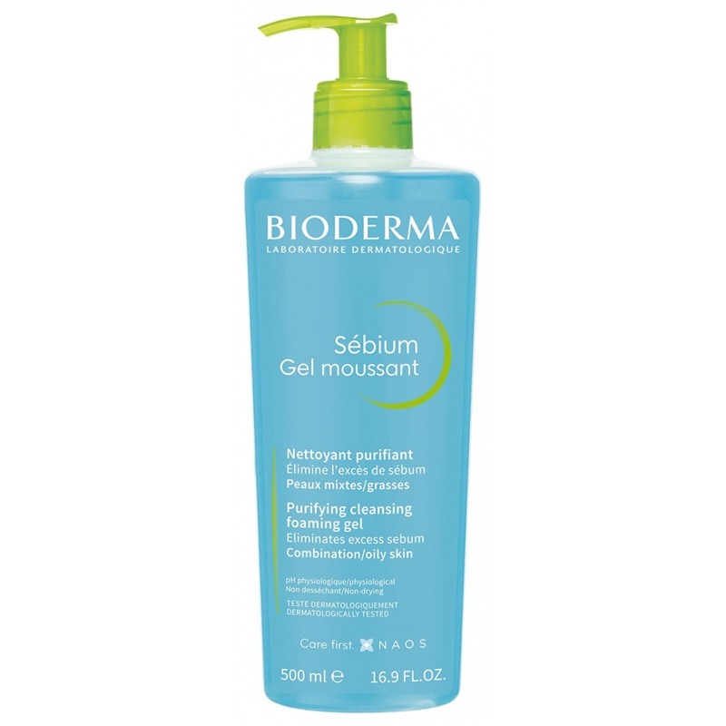 BIODERMA SEBIUM GEL MOUSSANT  500 ML