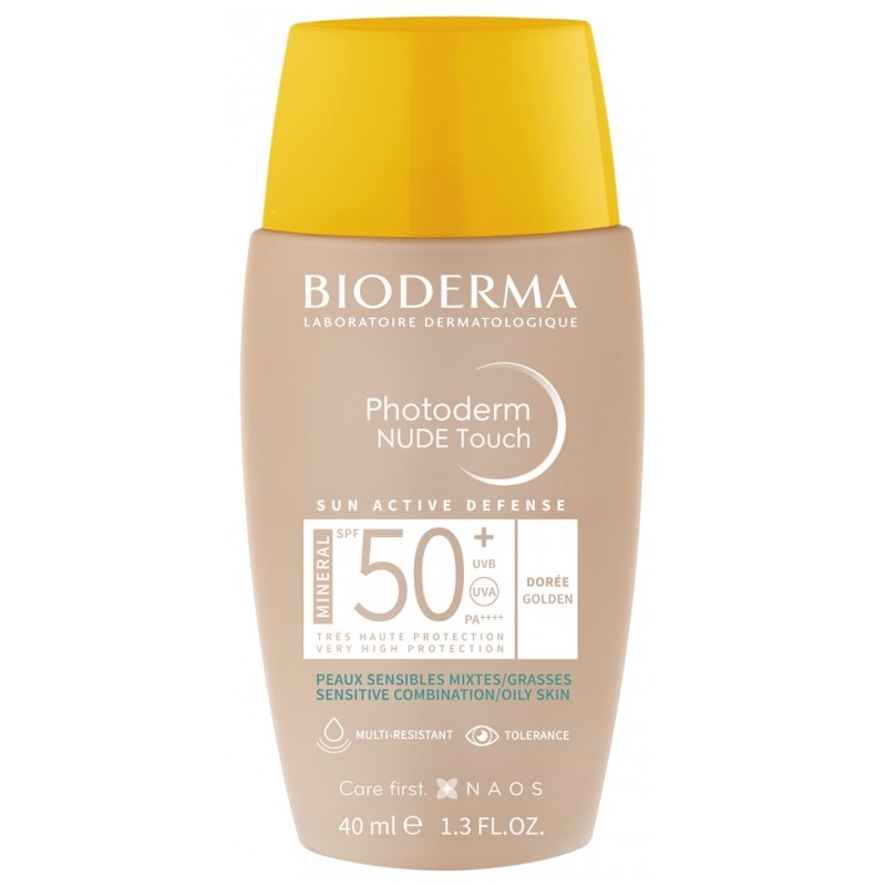 BIODERMA PHOTODERM NUDE SPF50+ GOLDEN 40 ML