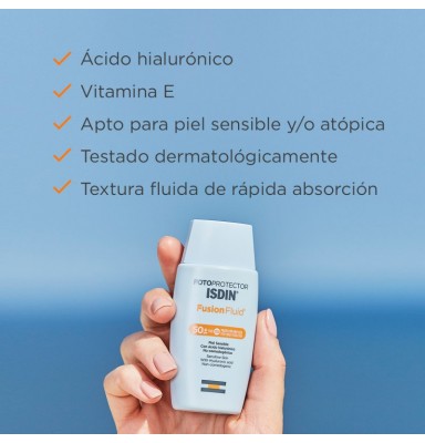 ISDIN FOTOPROTECTOR FUSION FLUID FPS50+ 50 ML