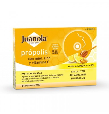 JUANOLA PROPOLIS MIEL ZINC...