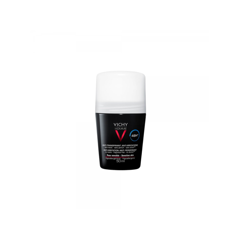 VICHY DESODORANTE HOMME PIEL SENSIBLE 48H BOLA 50ML