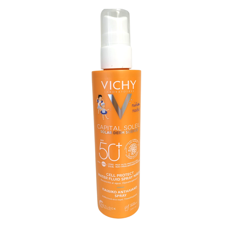 VICHY CAPITAL SOLEIL CELL PROTECT WATER FLUID SPF 50+ SPRAY 200 ML