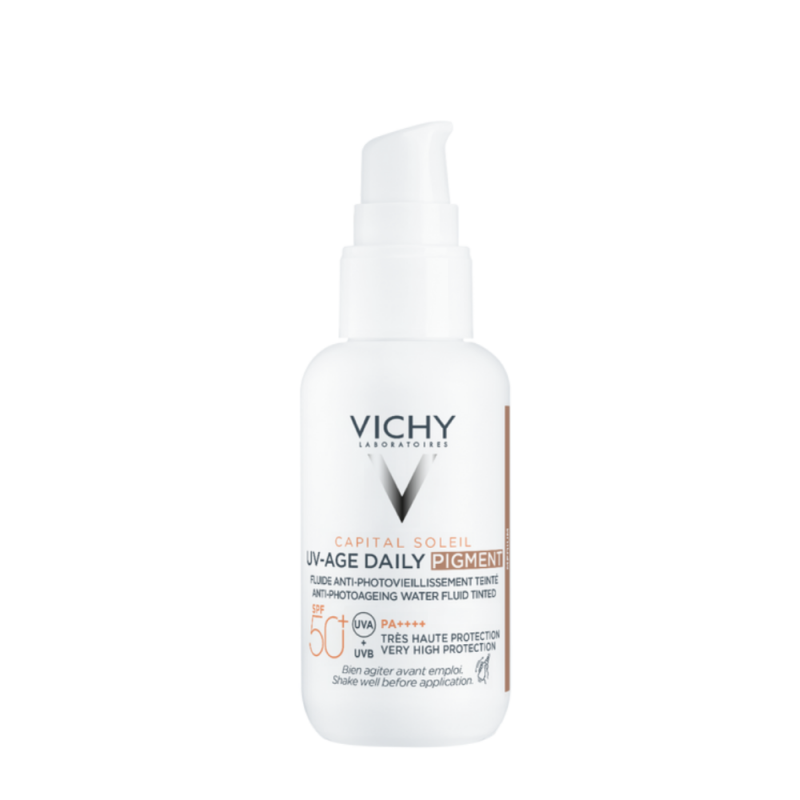 VICHY CAPITAL SOLEIL UV-AGE DAILY PIGMENT 50SPF+ MEDIUM 40 ML