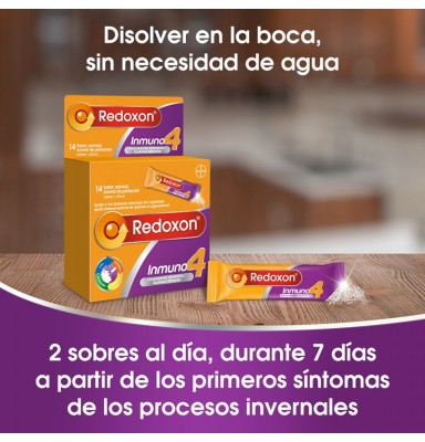 REDOXON INMUNO 4 GLDO 14 SOBRES