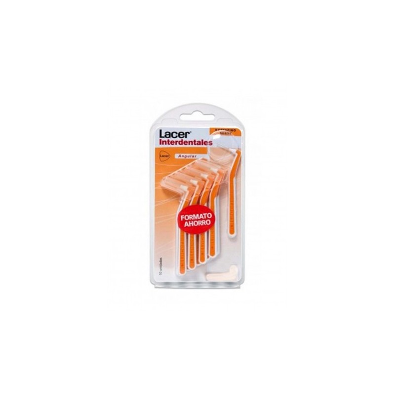 LACER CEPILLO INTERDENTAL ANGULAR EXTRAFINO SUAVE 10 UD