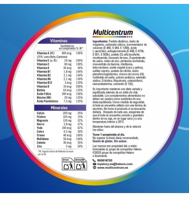 MULTICENTRUM HOMBRE 30 COMP