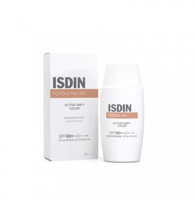 ISDIN FOTOULTRA 100 ACTIVE UNIFY DESPIGMENTANTE COLOR SPF50+ 50 ML