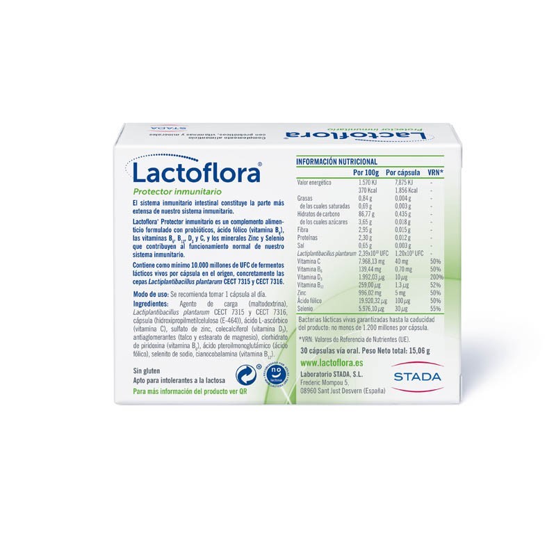 LACTOFLORA PROTEC INMUNITARIO 30 CAPS