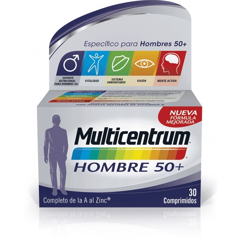 MULTICENTRUM HOMBRE 50+  30 COMP