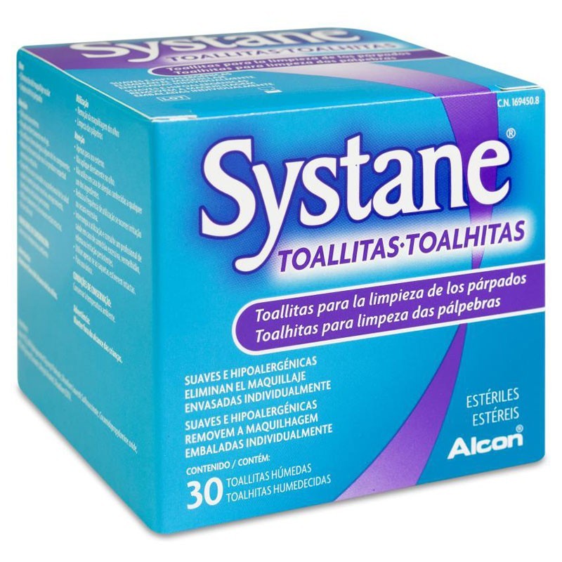 SYSTANE TOALLITAS PARA PARPADOS 30 UDES
