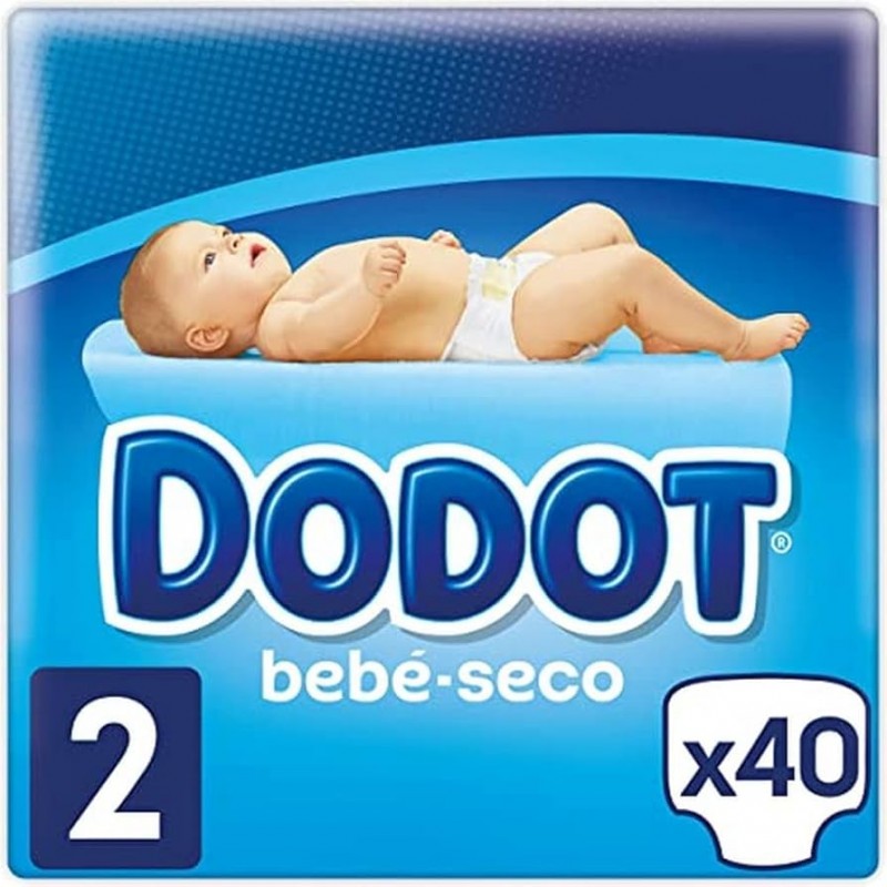PAÑAL DODOT T2 3-6 KG 40