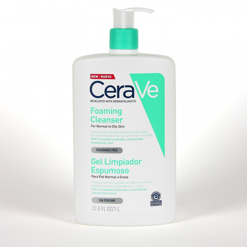 CERAVE GEL LIMPIADOR ESPUMOSO 1000 ML