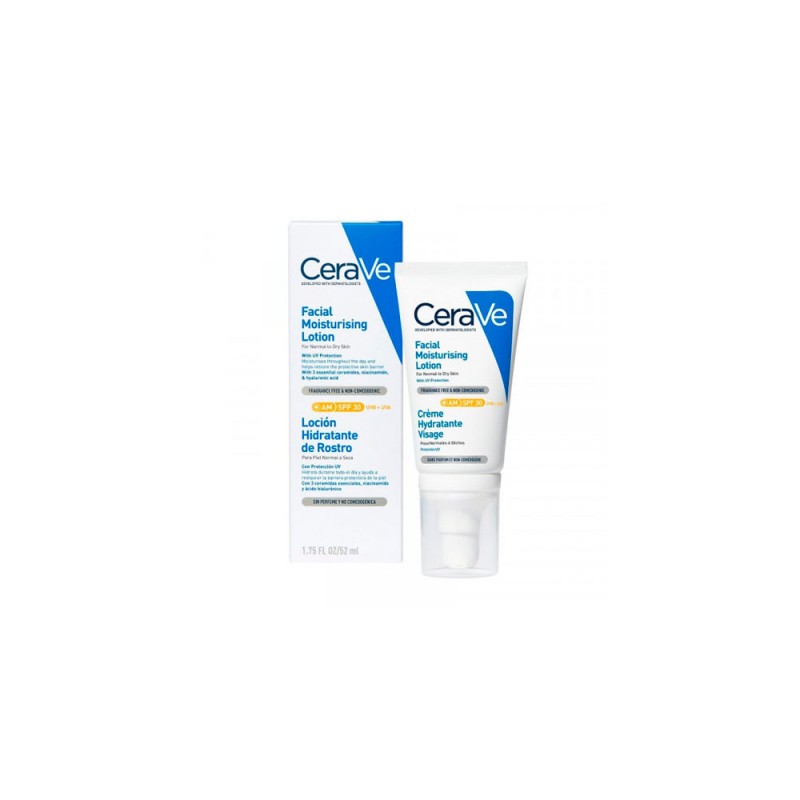 CERAVE LOCION HIDRATANTE DE ROSTRO SPF30+ 52 ML