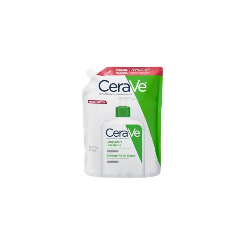 CERAVE LIMPIADORA HIDRATANTE 1 ENVASE 473 ML RECARGA