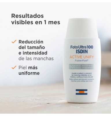 ISDIN FOTOULTRA 100 ACTIVE UNIFY DESPIGMENTANTE SPF50+ 50 ML