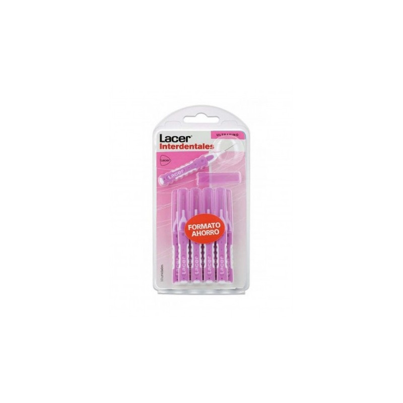 LACER CEPILLO INTERDENTAL ULTRAFINO 10 CEPILLOS