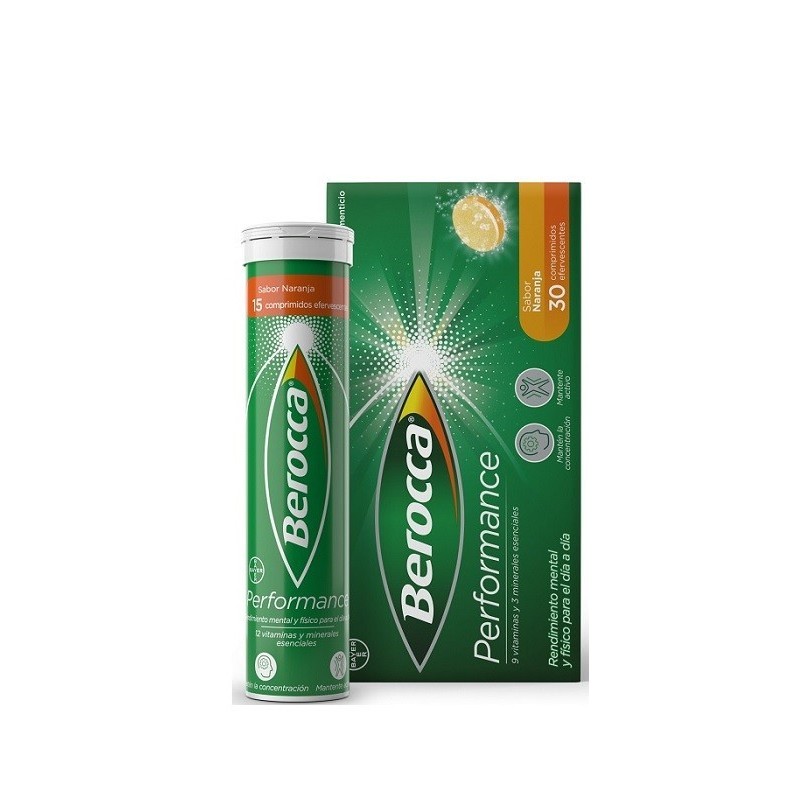 BEROCCA PERFORMANCE NARANJA 30 COMP EFER
