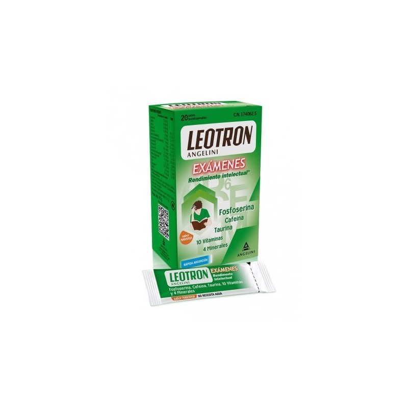LEOTRON EXAMENES ANGELINI 20 SOBRES BUCO