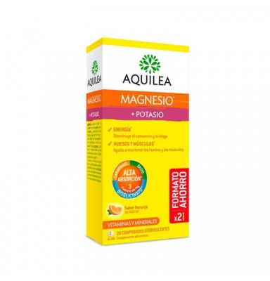 AQUILEA MAGNESIO+K DUPLO 28 COMP EFERVESCENTES