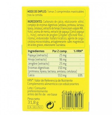 AQUILEA DIGESTIVO 30 COMP MASTICABLE