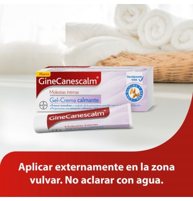 GINECANESCALM GEL CREMA 15 G