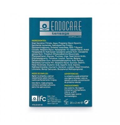 ENDOCARE TENSAGE AMPOLLAS 20 AMP 2ML