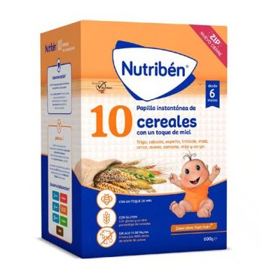 NUTRIBEN 10 CEREALES MIEL 1...