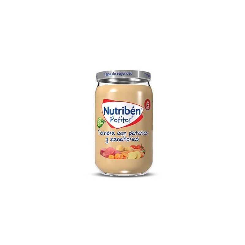 NUTRIBEN POTITO TERNERA CON PATATAS Y ZANAHORIAS 235 G