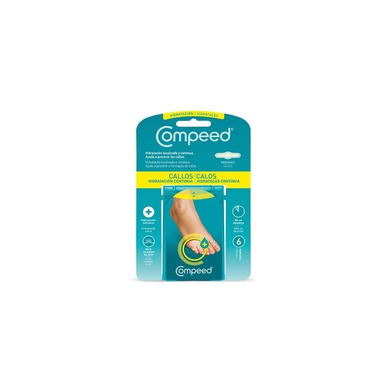 COMPEED CALLOS HIDRATACION CONTINUA 6 UNIDADES