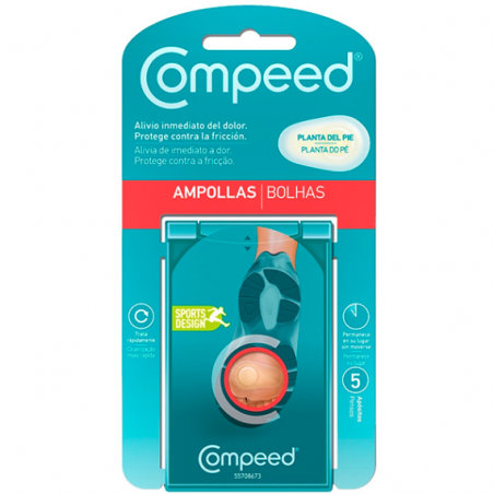  COMPEED APOS AMPOLLAS PLANTA DEL PIE 5 U 