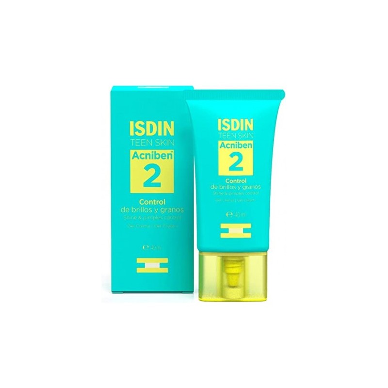 ISDIN TEEN SKIN ACNIBEN GEL CREMA CONTROL DE BRILLOS Y GRANOS 40 ML