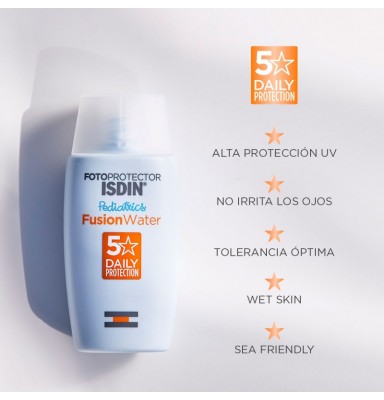 ISDIN PEDIATRICS FOTOPROTECTOR FUSION WATER SPF50+ 50 ML