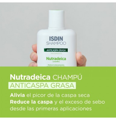 ISDIN NUTRADEICA CHAMPU ANTICASPA GRASA 400 ML