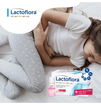 LACTOFLORA PROTECTOR INTESTINAL INFANTIL 10 VIALES SABOR FRESA