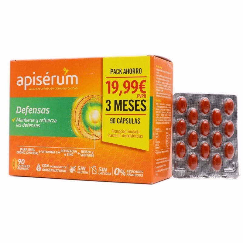 APISERUM DEFENSAS 3 X 30 CAPSULAS